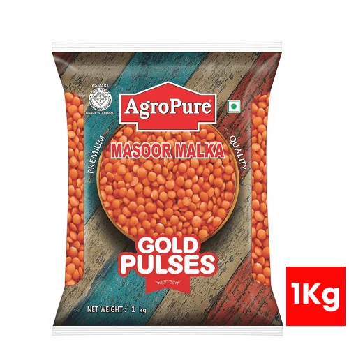 AgroPure Malka Masoor Dal 1kg